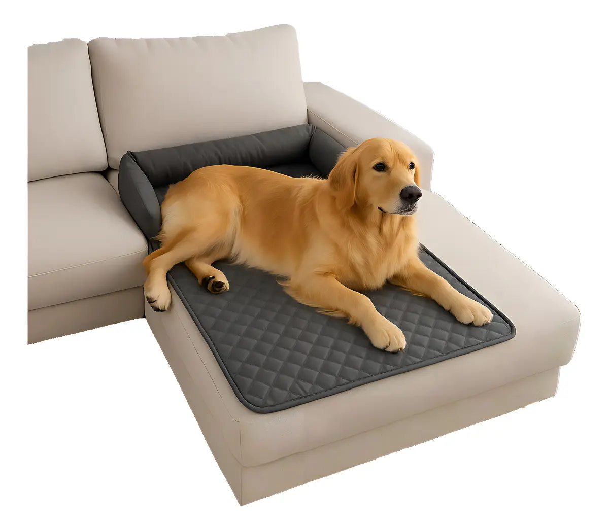 Cama con Funda Grande para Mascotas