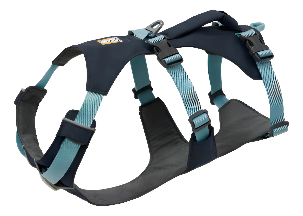Arnés Anti Tirón Con Asa Trekking Ruffwear Flagline Perro Talla M Gris